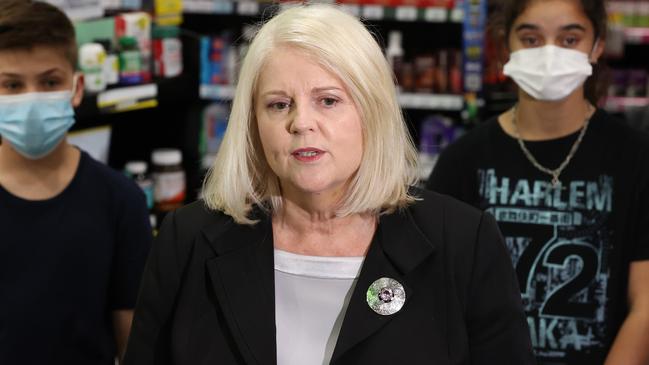 Karen Andrews has filmed a message to potential illegal immigrants and people-smugglers to warn them against seizing on the PNG decision. Picture: Liam Kidston