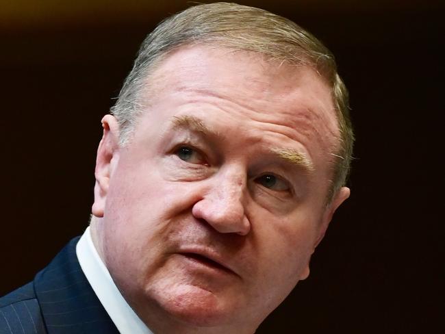 Member for Myall Lakes Stephen Bromhead speaks during debate on the Crime Amendment Bill at New South Wales Parliament House in Sydney, Tuesday, June 16, 2020. (AAP Image/Joel Carrett) NO ARCHIVING