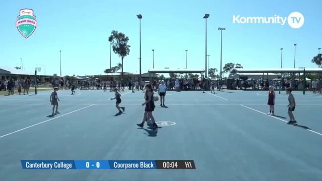 Replay: Netball Queensland Primary School Cup- Development Playoffs - Canterbury College Dev v Coorparoo State School Black