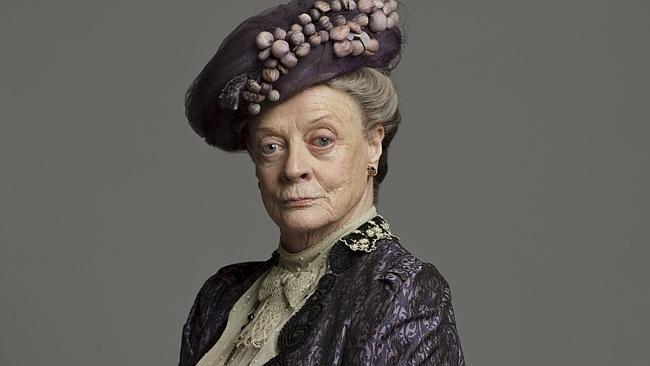 Maggie Smith as Violet, Dowager Countess of Grantham, in TV series <i>Downton Abbey</i>.