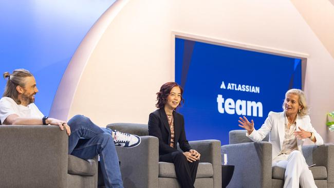 Atlassian co-chief executive Mike Cannon-Brookes, Stanford Institute for Human-Centred AI co-director Fei-Fei Li and The Economist editor in chief Zanny Minton discusses the future of AI.