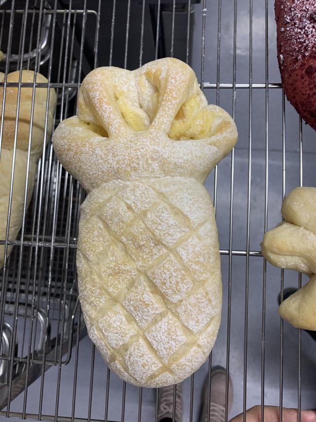 Meet Sweet Tea and Bakery store’s big pineapple bun.