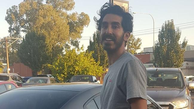 Hollywood star Dev Patel at Frewville Foodland. Picture: Supplied.