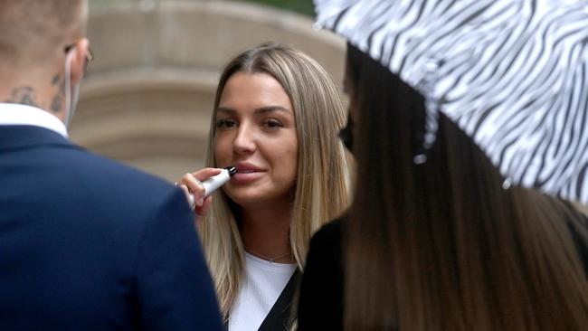 Hogan outside the Downing Centre District Court today. Picture: NCA NewsWire/Jeremy Piper