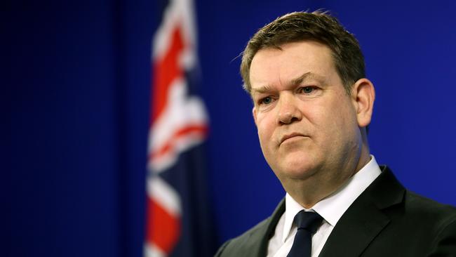 Acting Attorney-General Matthew Groom said the Government would take the policy to the people at the next election. Picture: SAM ROSEWARNE