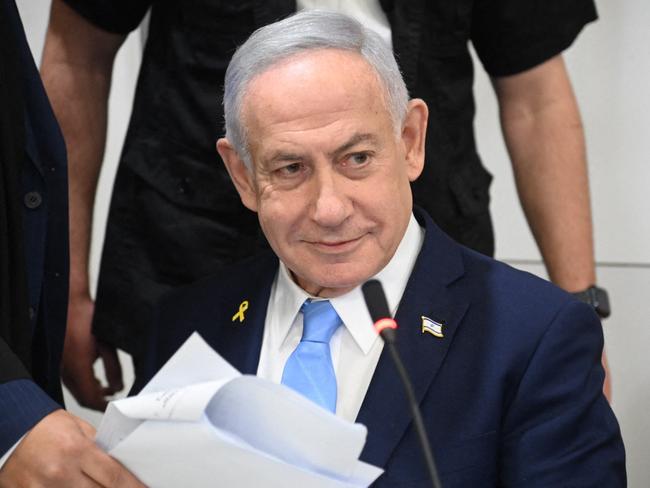 Benjamin Netanyahu said the UN report, which finds “genocidal acts” were committed in Gaza’s reproductive facilities is “false and absurd.” Picture: AFP