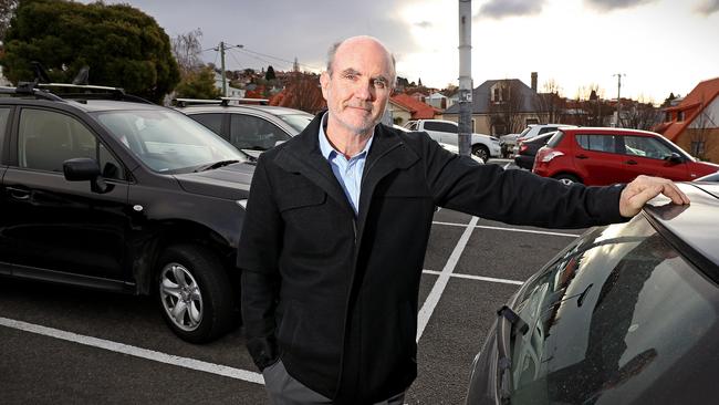 North Hobart Traders Association president John Kelly. Picture: SAM ROSEWARNE