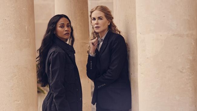 Zoe Saldana and Kidman in Special OPs: Lioness. Picture: Paramount+