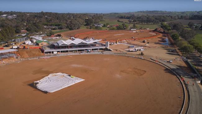 Lyndoch Recreation Park’s redevelopment as of last month. Picture: Barossa Council