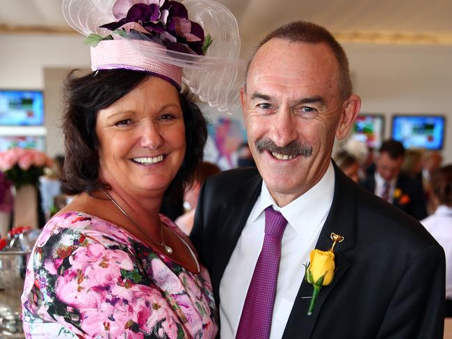 Jack Gunston’s late father Ray with his mum Mandy..