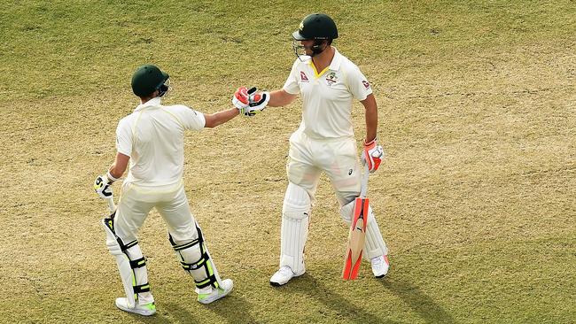 Steve Smith and Mitch Marsh have put the Aussies in a strong position.