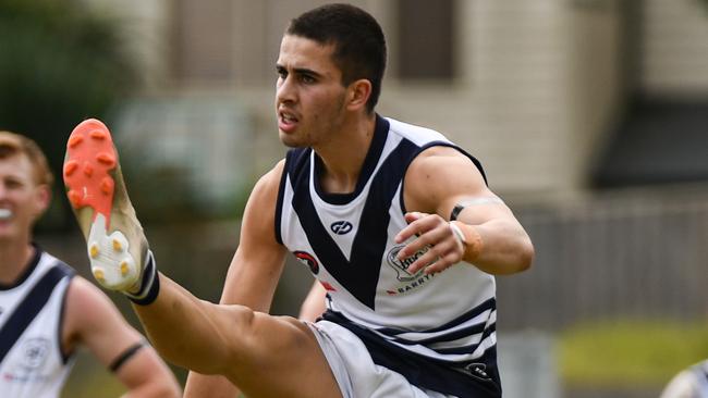 Jack Maruff in action for Bundoora. Picture: Nathan McNeill