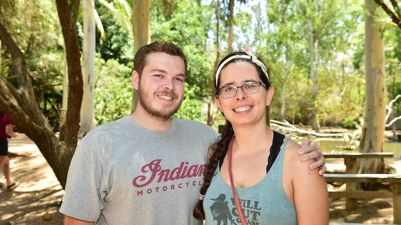 Calum Arlett and Rachelle Brown from Cranbrook, pictured at Billabong Sanctuary. Picture: Shae Beplate.