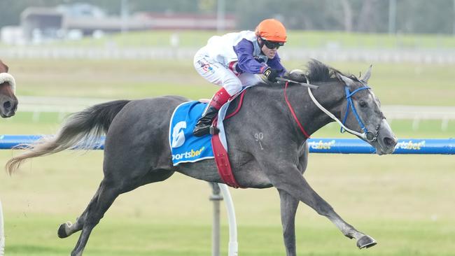 Figlio D'Argento impressed when leading throughout to win at Sandown last minth. Picture: Racing Photos via Getty Images