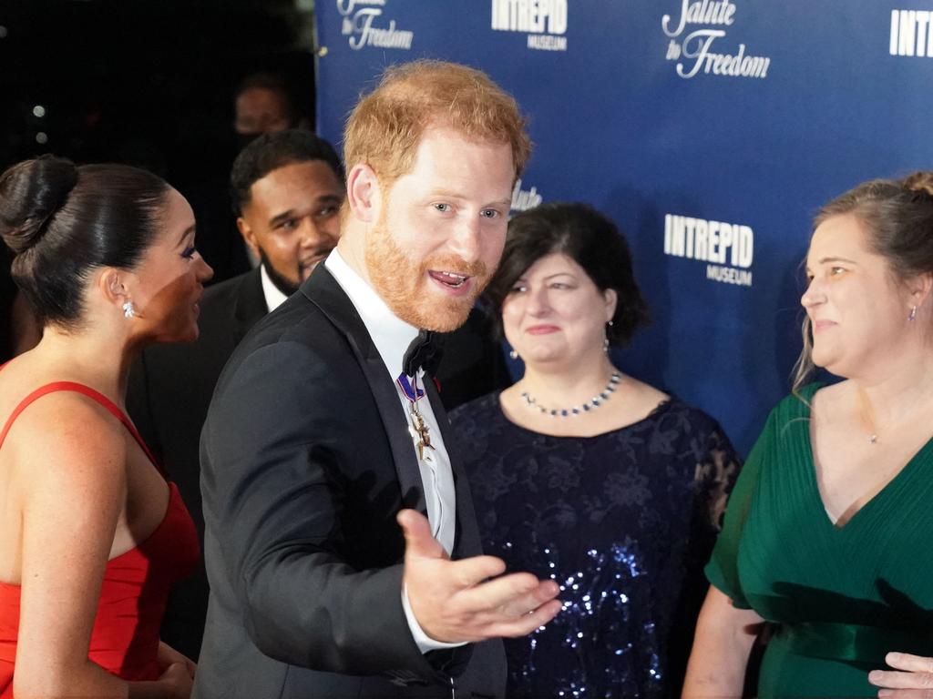 BThe couple pictured at an event in New York. Picture: AFP