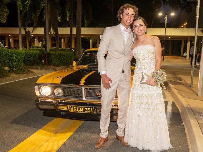 Riley Donavan and Lily Mifsud at Whitsunday Anglican School Year 12 Formal Saturday 16 September 2023 Picture: Michaela Harlow