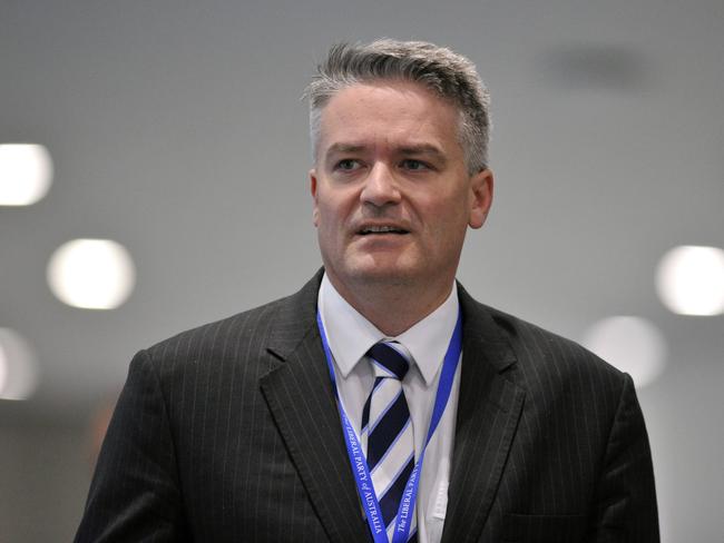 Turnbull Government Minister Mathias Cormann has confirmed Liberal MPs have agreed to try a second time to hold a plebiscite on marriage equality. Picture: AAP