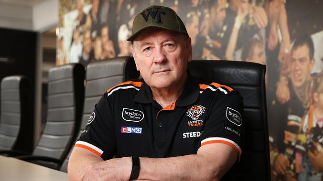 Tim Sheens will take charge as Tigers head coach next season. Picture: Richard Dobson