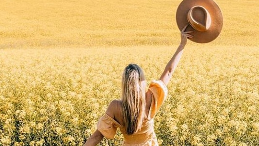 Instagram posts of Australia's rich canola fields has never been more popular. Picture: Instagram