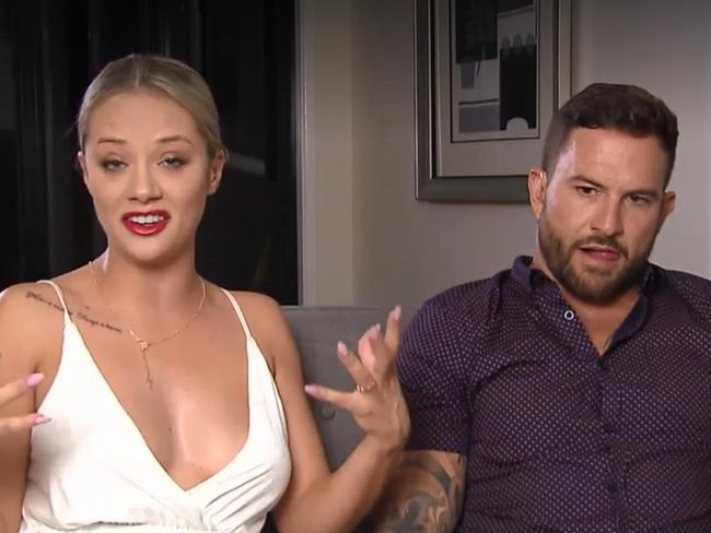 MAFS' Jessika and Dan were a controversial couple on the show after they cheated on their partners. Picture: Talking Married/Supplied