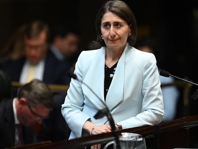 Premier Gladys Berejiklian says the bushfire inquiry will not hold public hearings, however it will accept public submissions. Picture: AAP