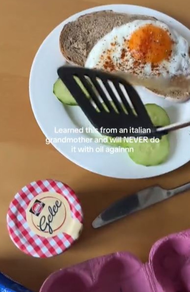 To her surprise, the hack actually worked. Picture: TikTok/jana.dvll