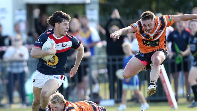 Tim Fitzpatrick was one of two first grade debutants for the Eagles over the weekend. Picture: Sue Graham