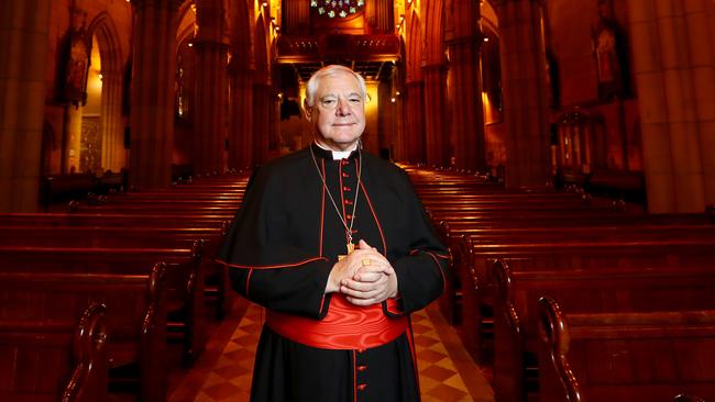 German Cardinal Gerhard Muller at Saint Mary's Cathedral in Sydney. Hollie Adams/The Australian