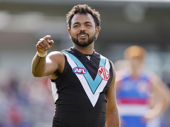 It beggars belief the league can justify letting Willie Rioli escape punishment. Picture: Michael Klein