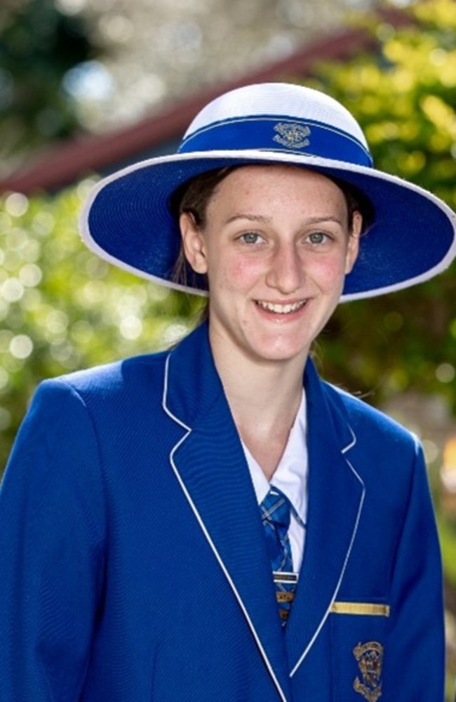 Gabrielle Hazzard, Loreto College captain. Picture: Contributed