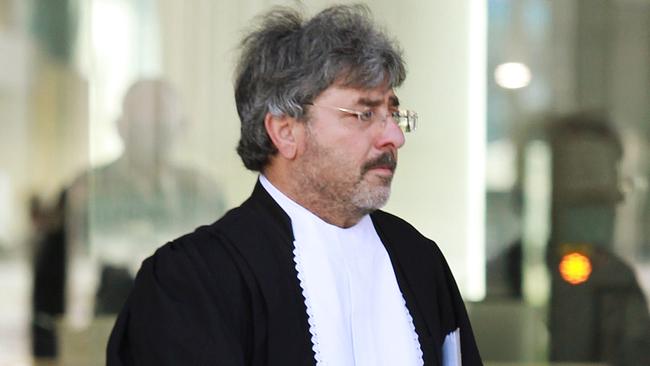 A file picture of Brisbane barrister Sam Di Carlo at Brisbane Supreme Court.