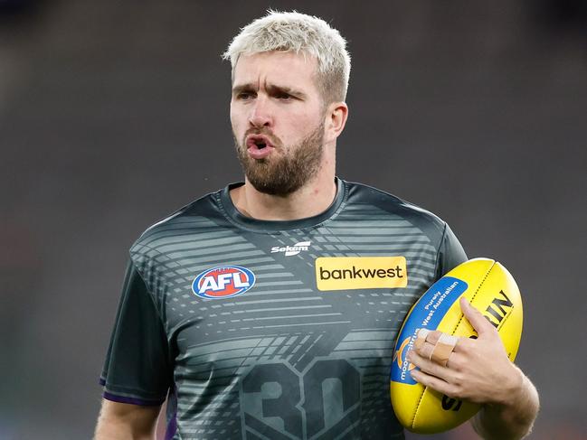 Luke Ryan isn’t getting the easy kicks he was earlier in the season. Picture: Michael Willson/AFL Photos via Getty Images