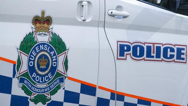 A three-car crash on the Sunshine Coast is blocking the southbound lanes of the Bruce Hwy near Nambour. Picture: NewsWire/ Glenn Campbell