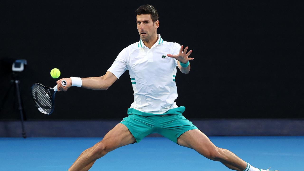 Djokovic’s Australian Open fate now lays in the hands of the courts.. (Photo by David Gray / AFP)