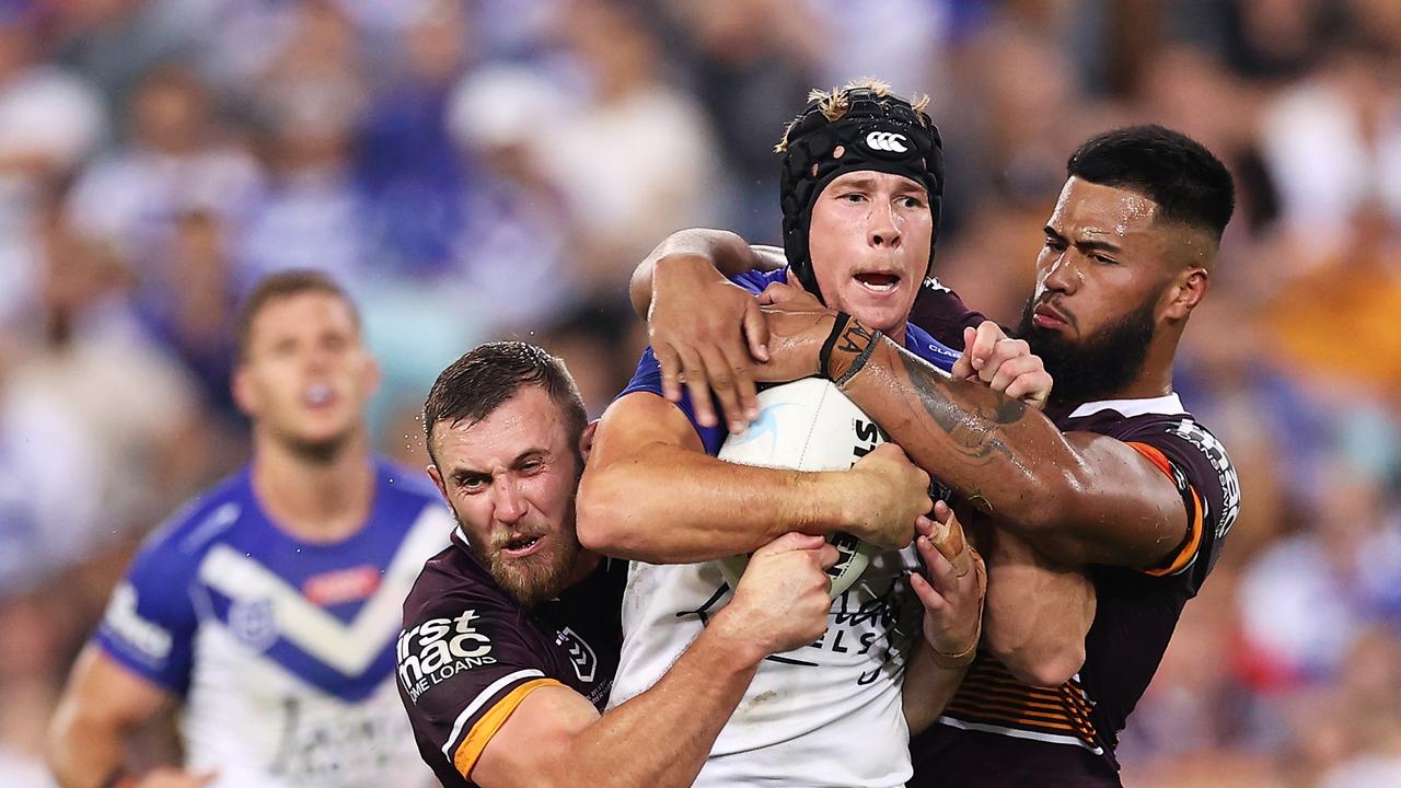 Matt Burton is going to get a brutal reminder of what he’s missing when the Bulldogs face Penrith. Picture: Getty