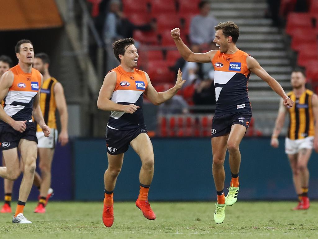 The Giants won by 34 last time they played Hawthorn at home. Picture: Mark Kolbe/Getty Images