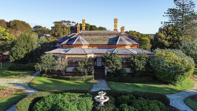 Historic Suma Park is situated on 100 acres at Marcus Hill, near the coastal towns of Queenscliff and Point Lonsdale. Picture: Supplied