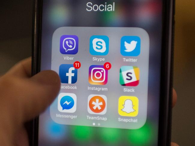 (FILES) In this file photo taken on March 21, 2018 Social Network applications including Facebook, Instagram, Slack, Snapchat, Twitter, Skype, Viber , Teamsnap and Messenger, are on display on a smartphone in Washington DC. Facebook said March 28, 2018 it would overhaul its privacy settings tools to put users "more in control" of their information on the social media website."We've heard loud and clear that privacy settings and other important tools are too hard to find and that we must do more to keep people informed," Chief Privacy Officer Erin Egan and Deputy General Counsel Ashlie Beringer said in a blog post."We're taking additional steps in the coming weeks to put people more in control of their privacy," they confirmed.  / AFP PHOTO / Eric BARADAT