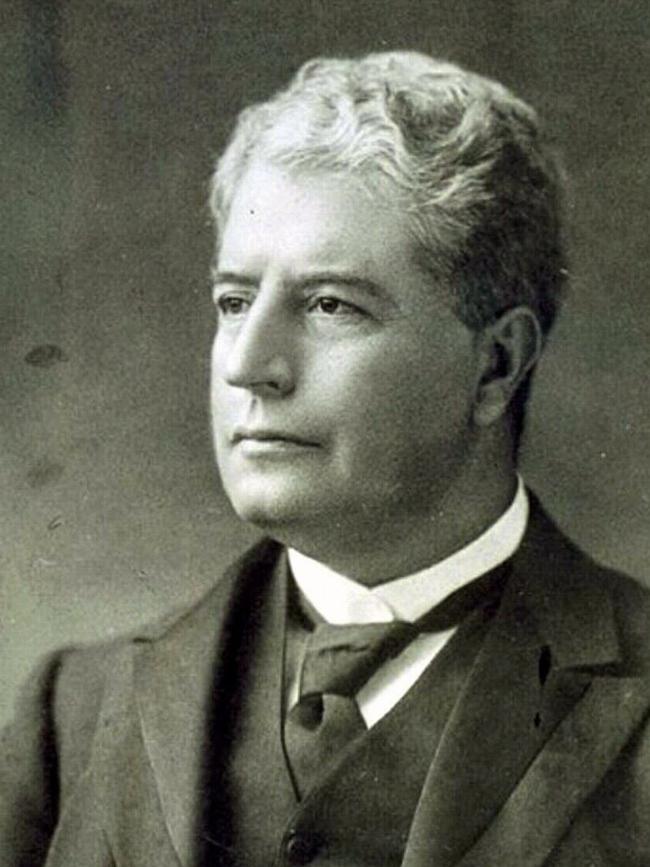 Australia's first prime minister, Edmund Barton.