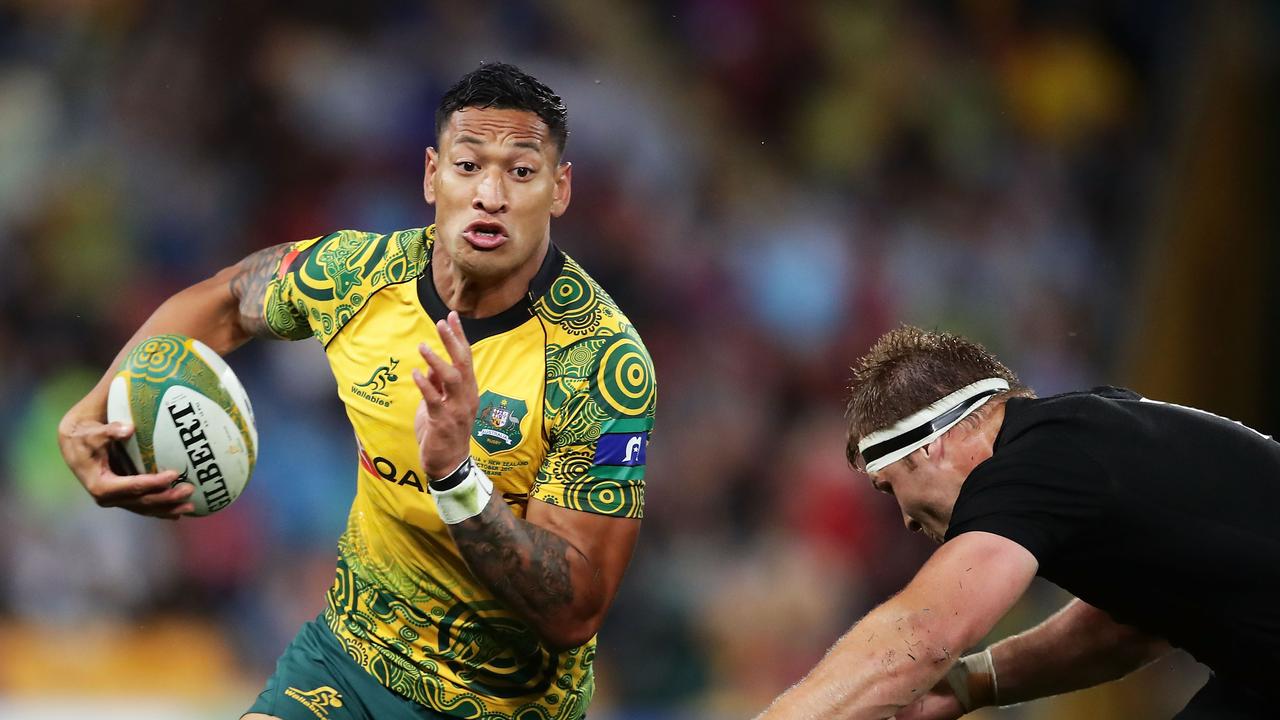 Israel Folau made a big impact for the Wallabies, until his contract was terminated in 2019.