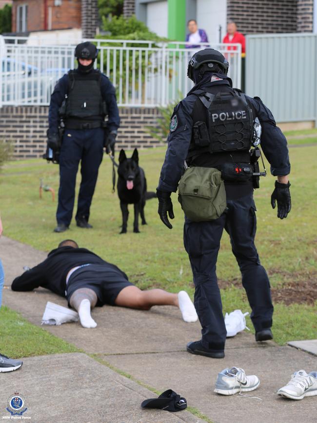 The arrests occurred across Sydney’s west.,