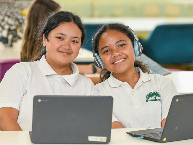 Students at Wilkins Public School.