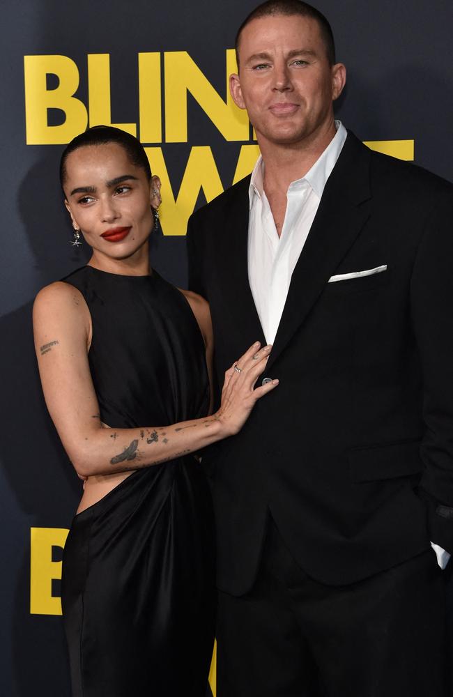 Zoe Kravitz and Channing Tatum have reportedly split after three years together. Picture: Chris Delmas/AFP