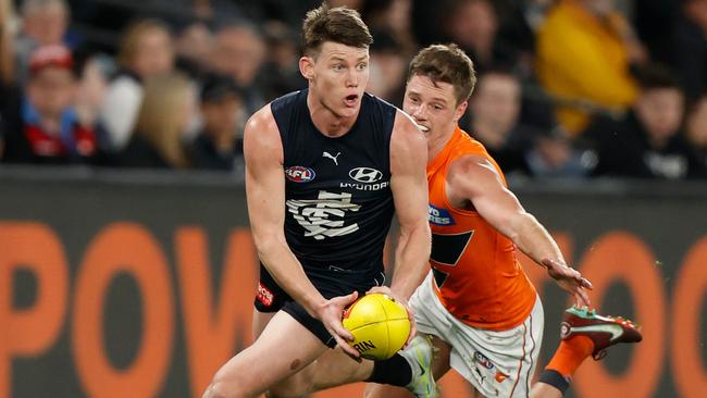 The Blues would’ve hoped to at least make it to the start of 2023 without one of their stars going down, but Sam Walsh has already been ruled out for the first chunk of the season. Picture: Getty Images