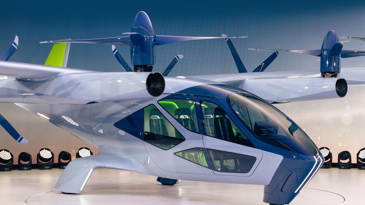 Photos of the Hyundai eVTOL Taxi. Picture: Supplied