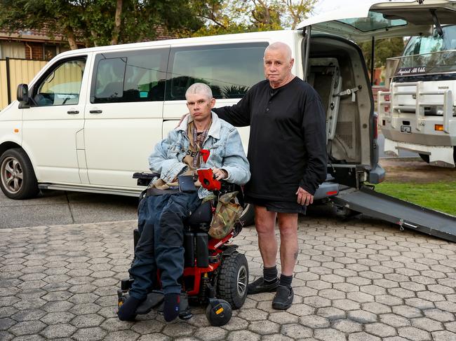 Losing his licence would be devastating for Peter and PJ. Picture: Ian Currie.