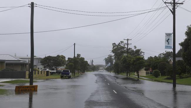 Flooding in Sussex Inlet, part of the Shoalhaven City Council area. March 8 2022. Picture: Nathan Schmidt