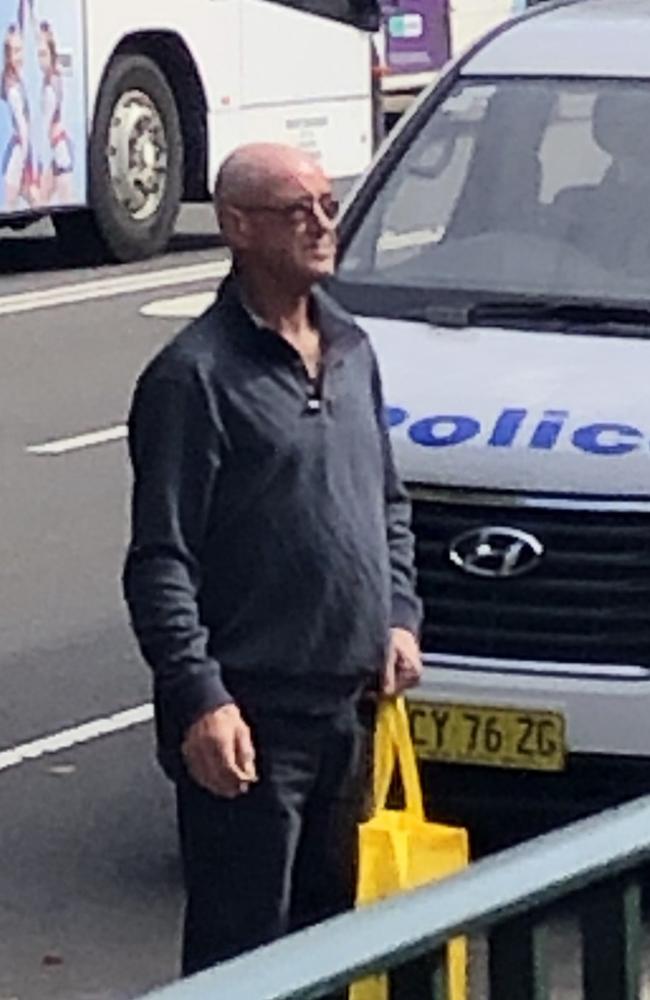 John Alexander Prosser, 62, of Ulladulla, outside Manly Courthouse on Wednesday, March 3, 2020, where he was convicted of his sixth drinking driving offence. Picture: Jim O'Rourke