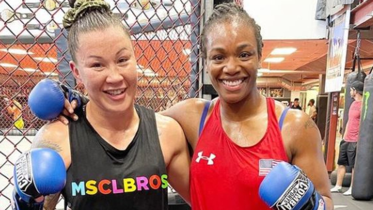Gympie MMA superstar Arlene Blencowe trains with the 'GWOAT' Claressa  Shields, Holly Holm