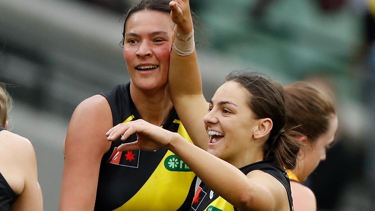 Richmond star Monique Conti has been tipped to take AFLW by storm.